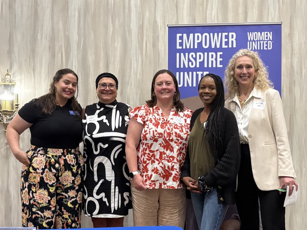 Committee members with guest speaker.