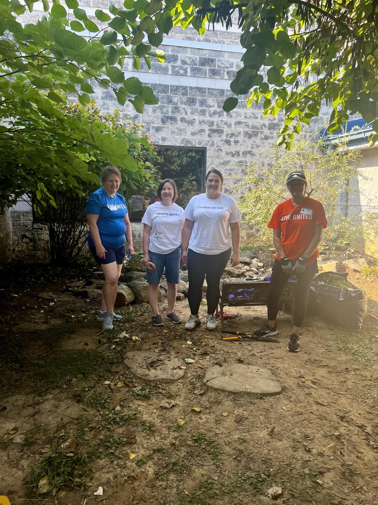 Volunteers at the JCC.